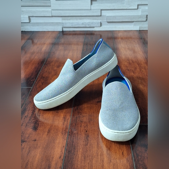 Rothy's Shoes - Rothy’s The Original Slip-On Sneaker Gray Knit Women’s Size 7.5 Casual Comfort